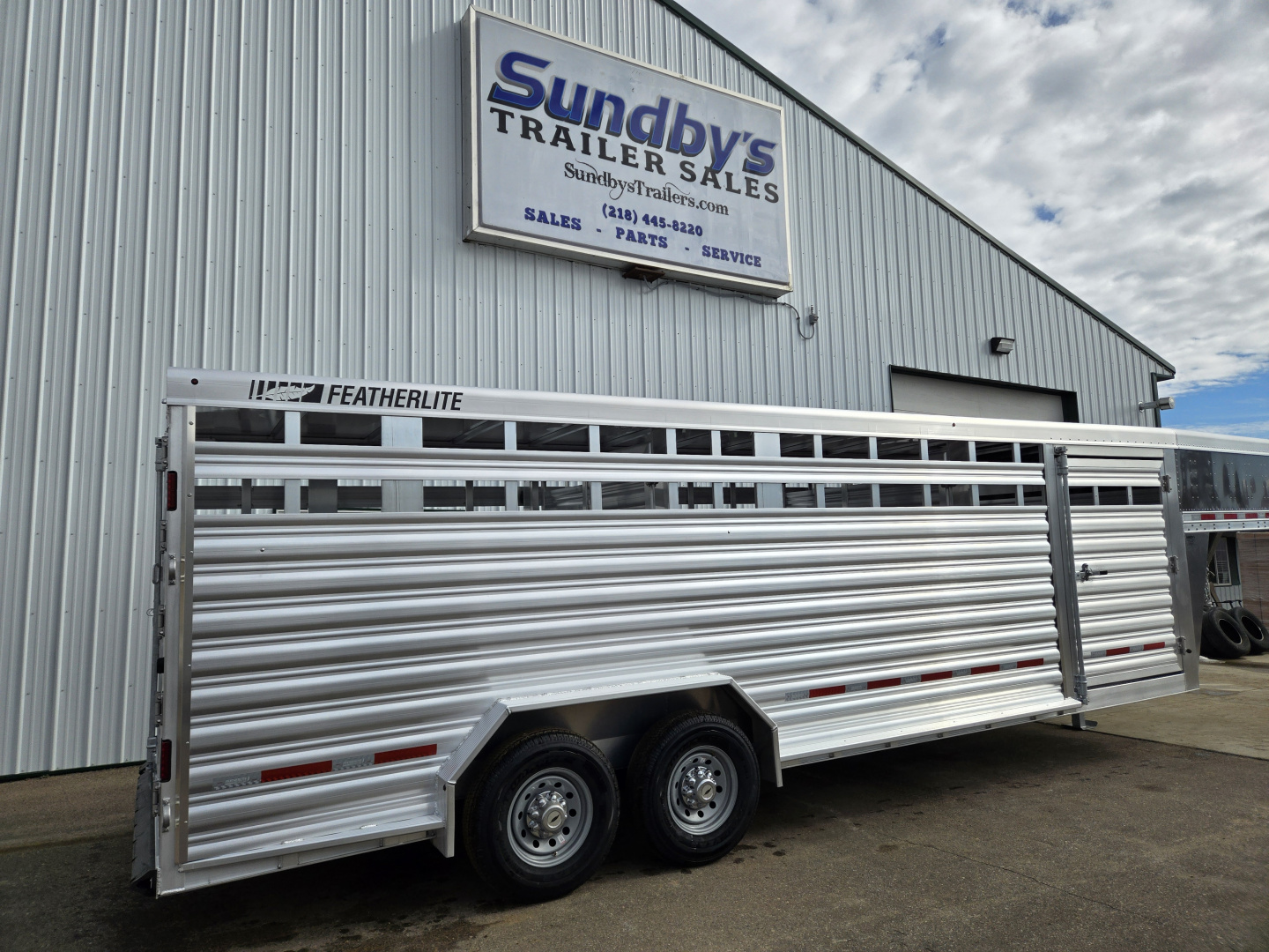 New 2026 Featherlite 8127 24ft Stock Trailer