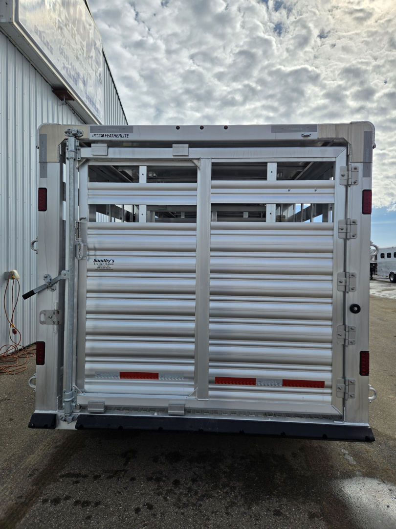 New 2026 Featherlite 8127 24ft Stock Trailer