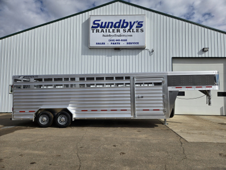 New 2026 Featherlite 8127 24ft Stock Trailer