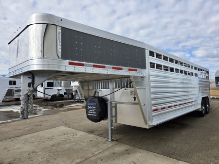 New 2026 Featherlite 8127 24ft Stock Trailer