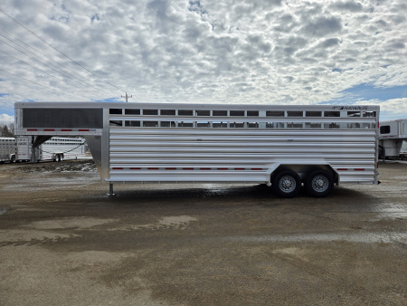 New 2026 Featherlite 8127 24ft Stock Trailer