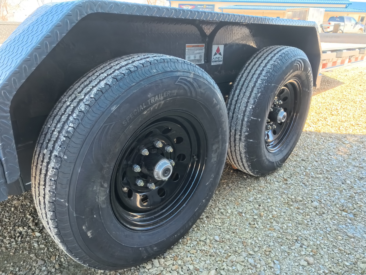 New 2026 Iron Bull 83 x 24 (21 +3) EWB Equipment Trailer with 14,000 lb. GVWR , Rampage Ramps - Ranch Gray