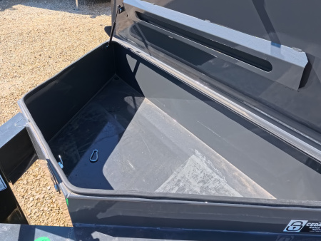 New 2026 Iron Bull 83 x 24 (21 +3) EWB Equipment Trailer with 14,000 lb. GVWR , Rampage Ramps - Ranch Gray