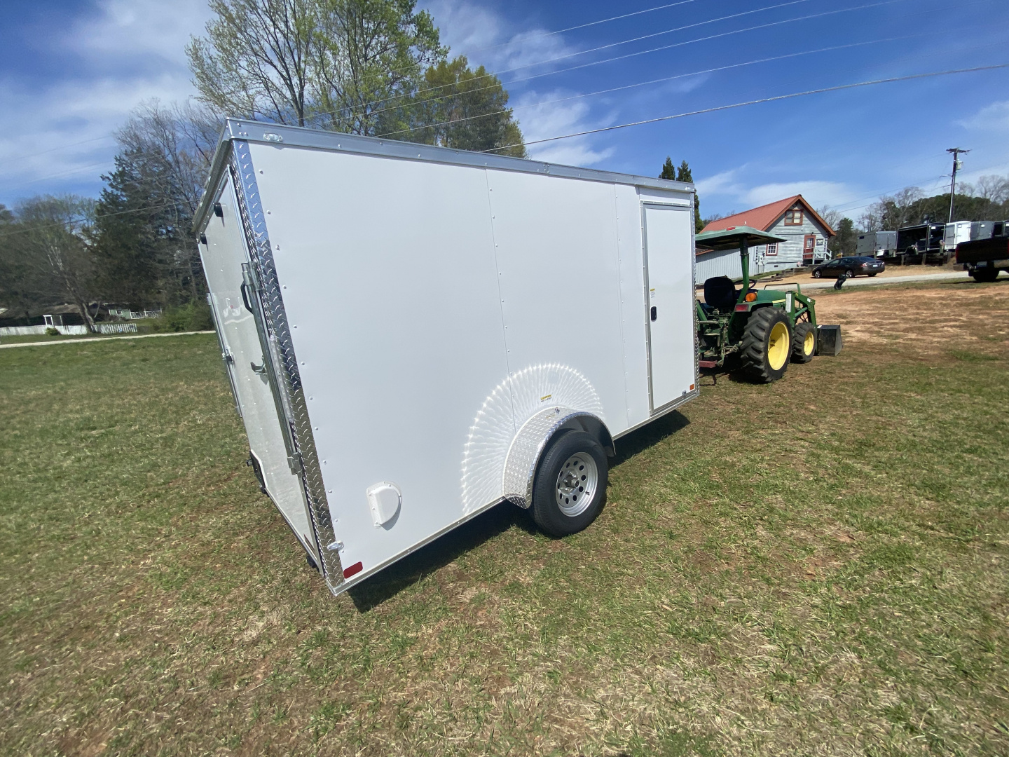 New 2026 Seed Cargo 6x12 Single Axle Enclosed Trailer w/Rear Ramp Cargo / Enclosed Trailer