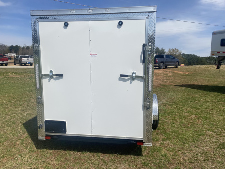 New 2026 Seed Cargo 6x12 Single Axle Enclosed Trailer w/Rear Ramp Cargo / Enclosed Trailer