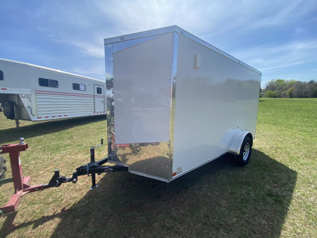 New 2026 Seed Cargo 6x12 Single Axle Enclosed Trailer w/Rear Ramp Cargo / Enclosed Trailer