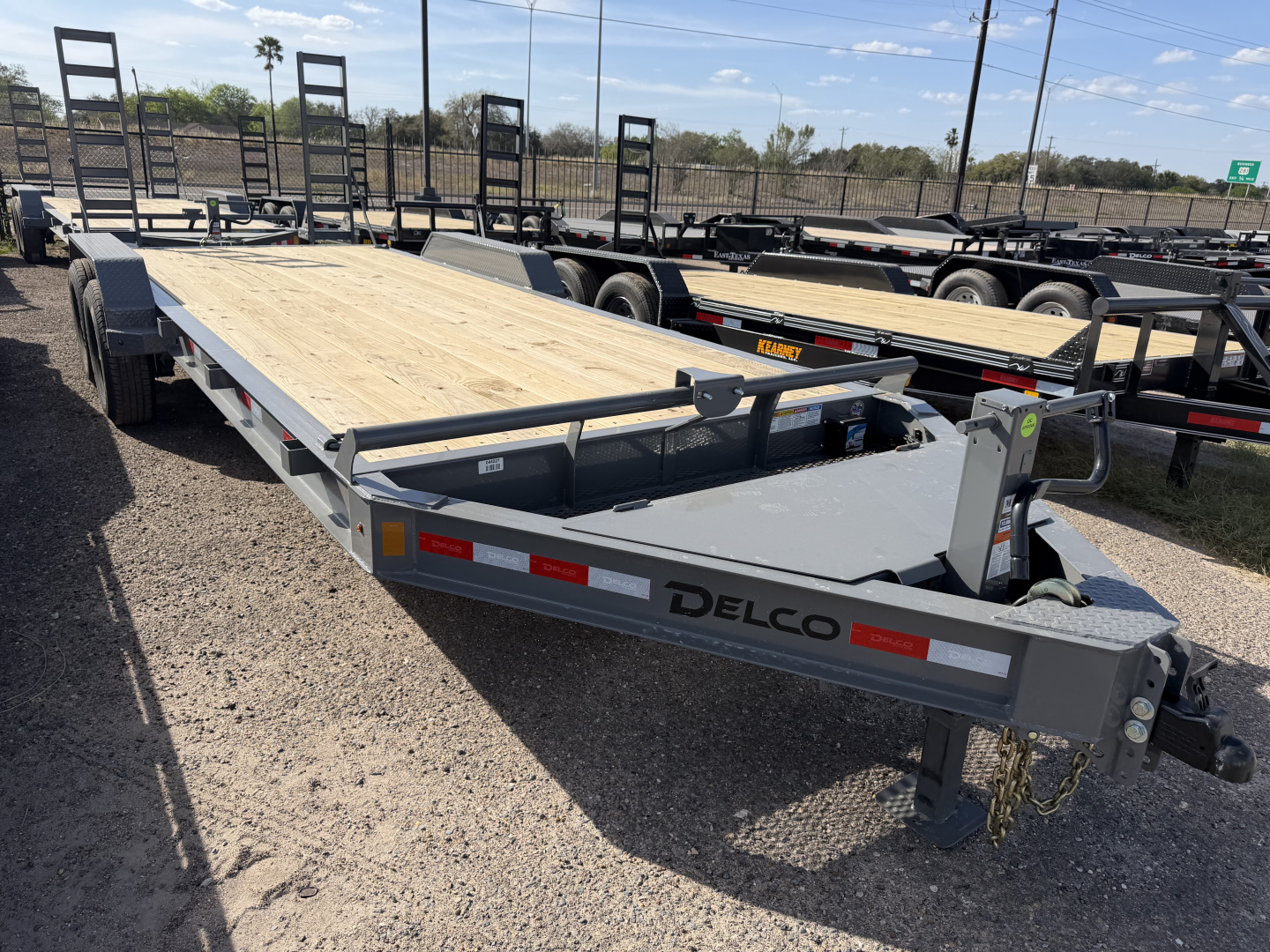 New 2026 Delco Trailers 83x20ft Heavy Duty Equipment Trailer 14k