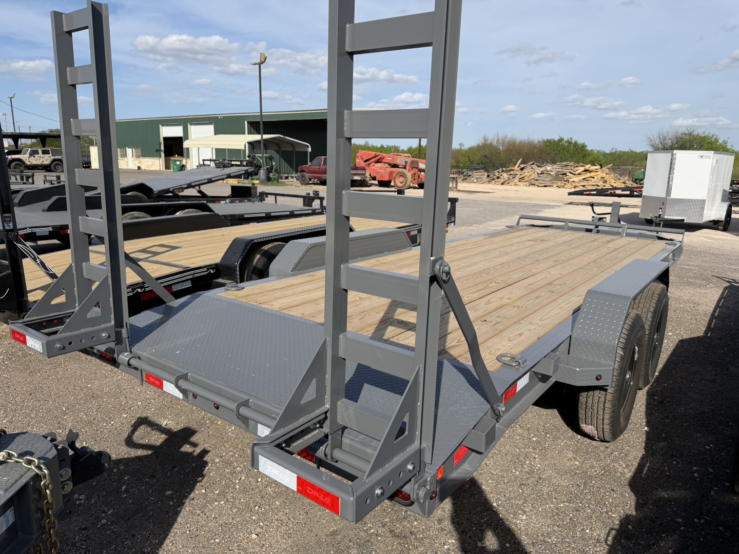 New 2026 Delco Trailers 83x20ft Heavy Duty Equipment Trailer 14k