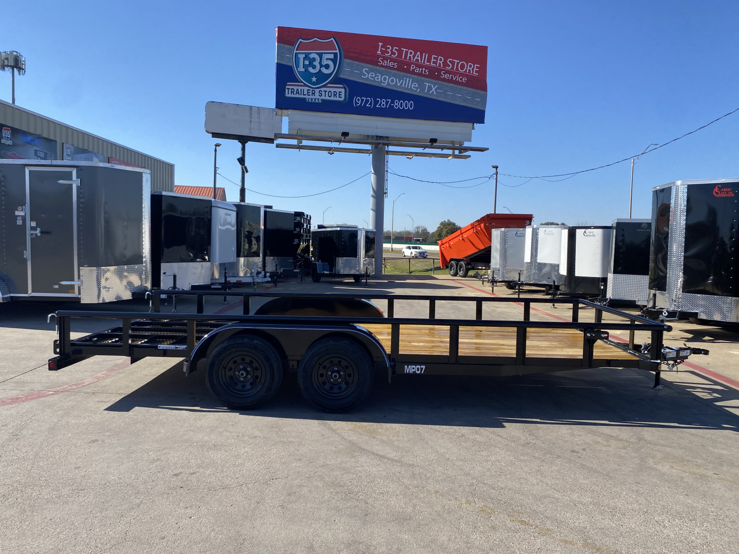 New 2026 Top Hat Trailers MP 18' x 83" Utility Trailer