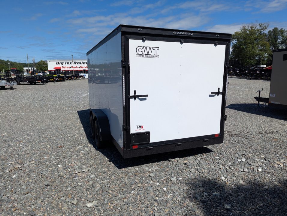 New 2026 Covered Wagon Trailers 7x16 Gold Series w/ Ramp and Extra Height Cargo / Enclosed Trailer