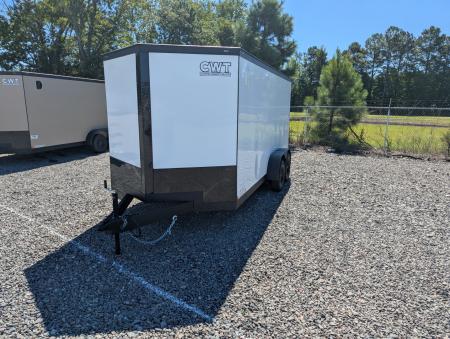 New 2026 Covered Wagon Trailers 7x16 Gold Series w/ Ramp and Extra Height Cargo / Enclosed Trailer