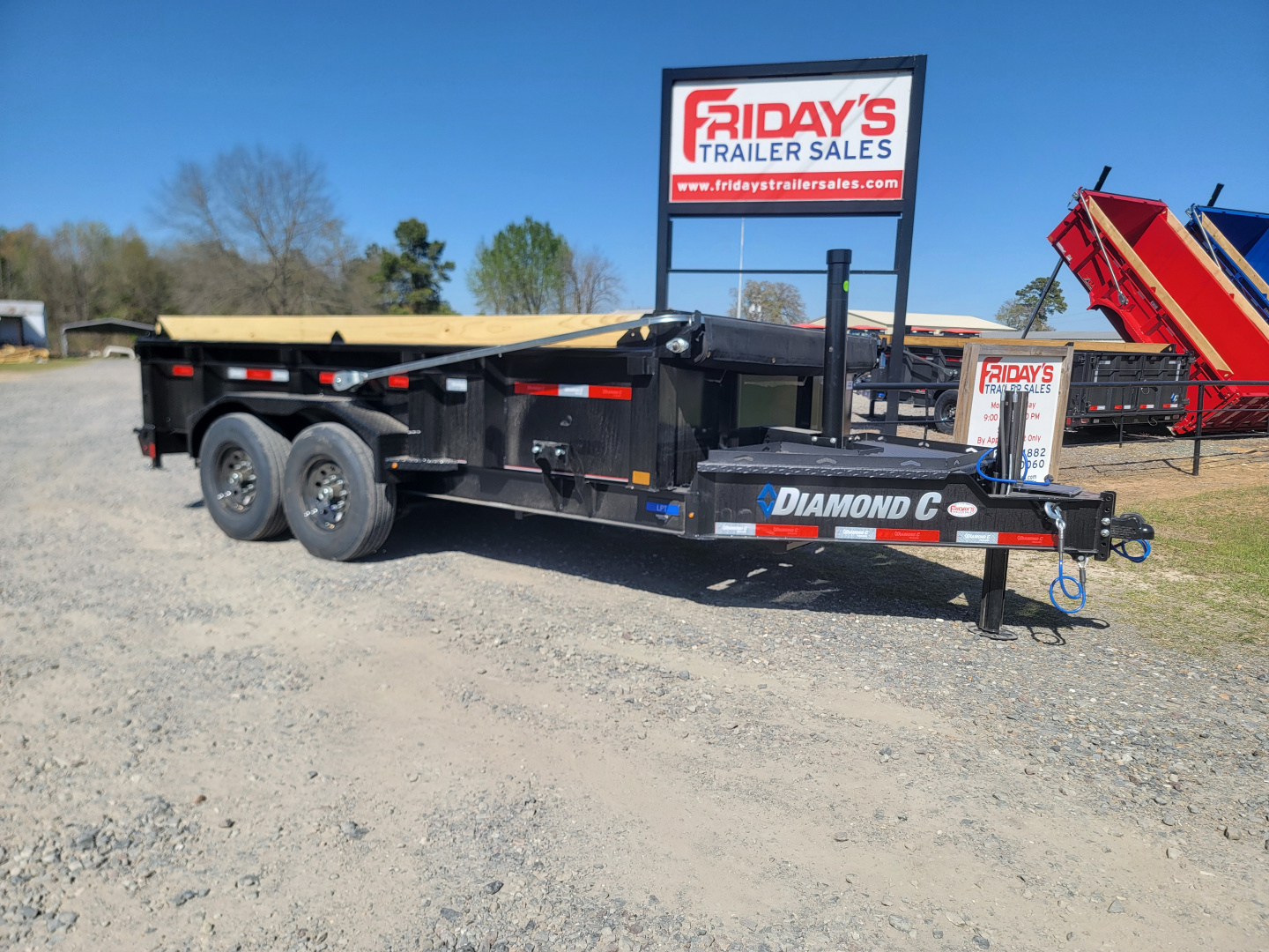 New 2026 Diamond C Trailers LPT207 14' x 82" Pacesetter Edition Dump Trailer