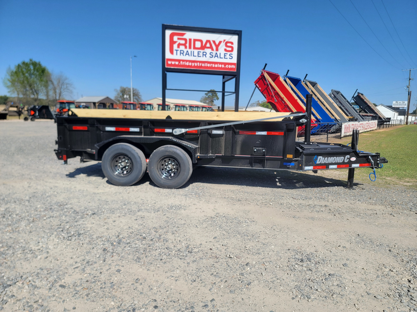 New 2026 Diamond C Trailers LPT207 14' x 82" Pacesetter Edition Dump Trailer