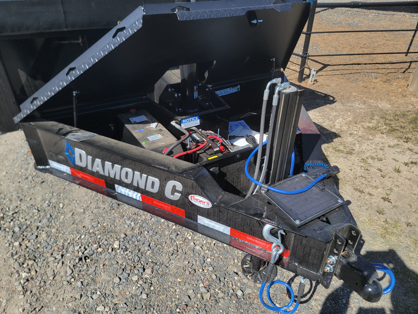 New 2026 Diamond C Trailers LPT207 14' x 82" Pacesetter Edition Dump Trailer