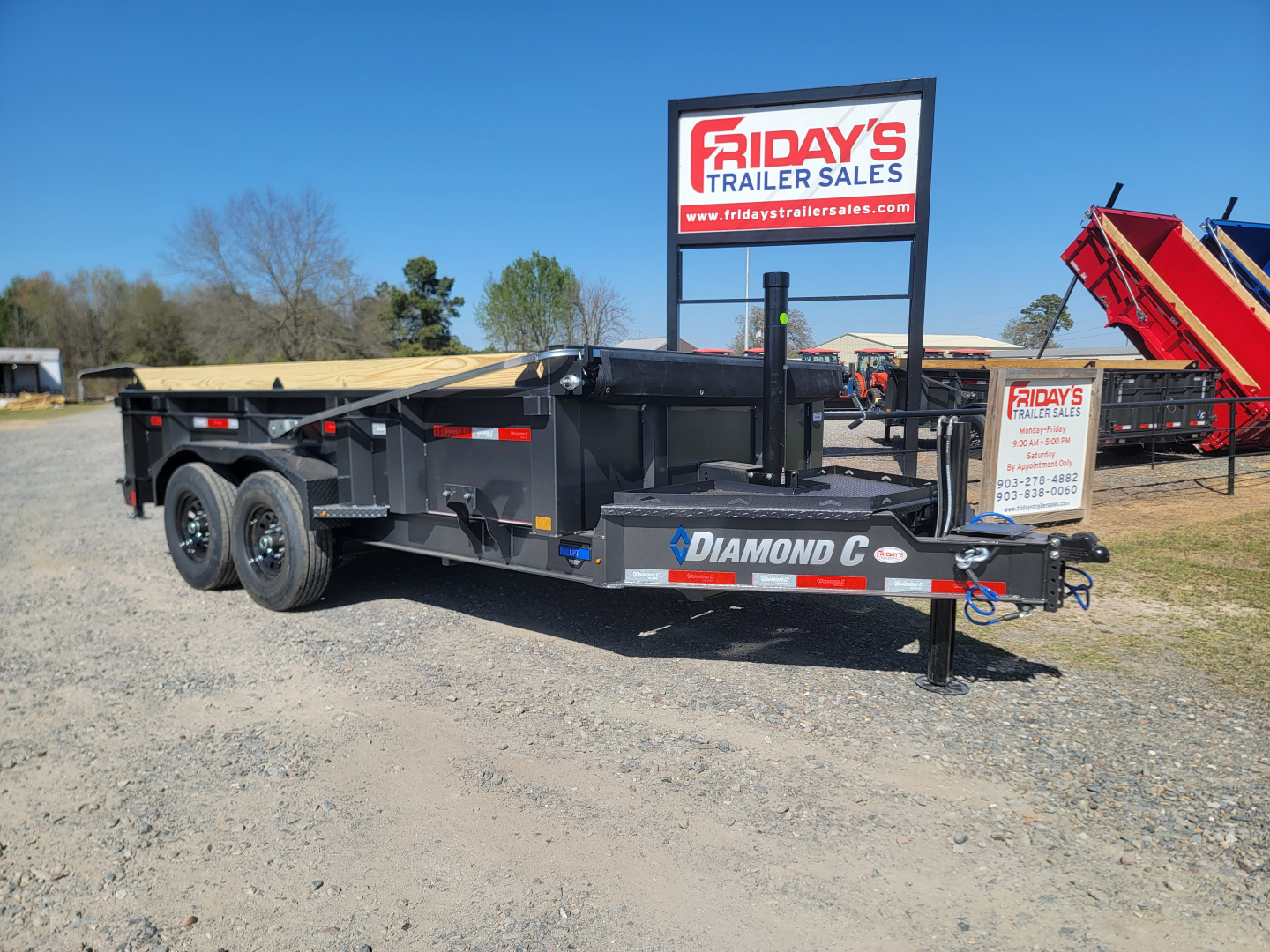 New 2026 Diamond C Trailers LPT207 14' x 82" Pacesetter Edition Dump Trailer
