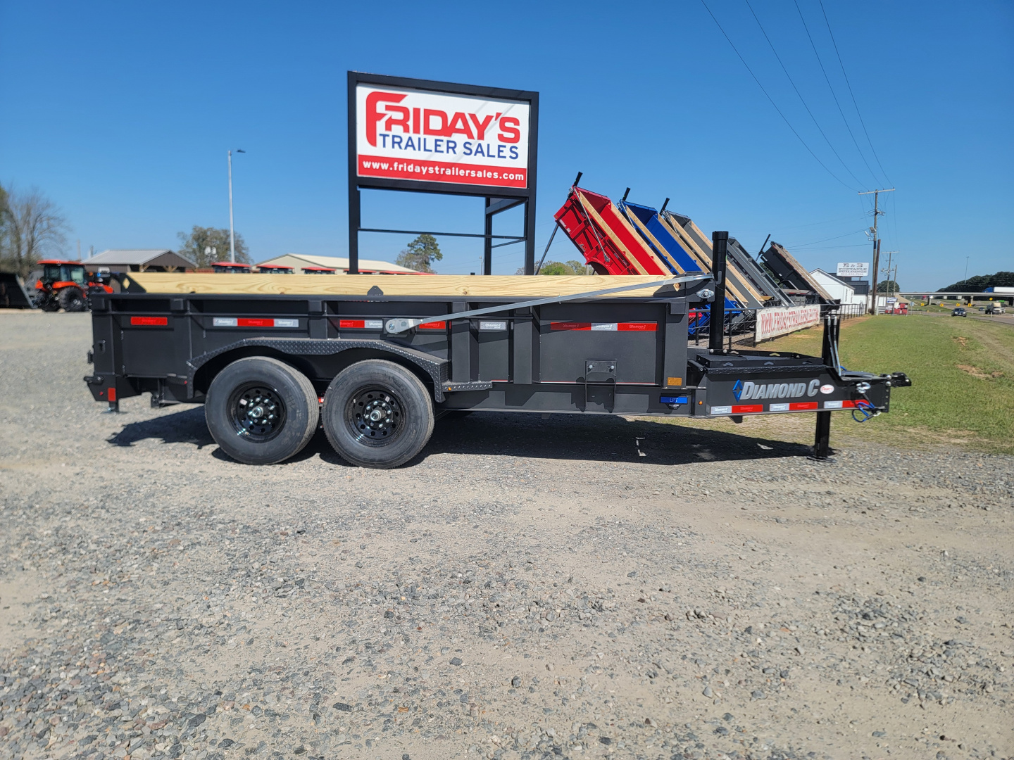 New 2026 Diamond C Trailers LPT207 14' x 82" Pacesetter Edition Dump Trailer