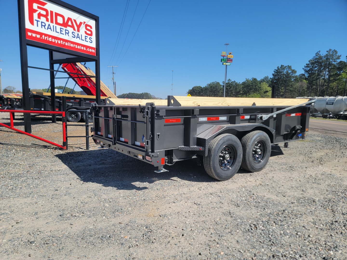 New 2026 Diamond C Trailers LPT207 14' x 82" Pacesetter Edition Dump Trailer