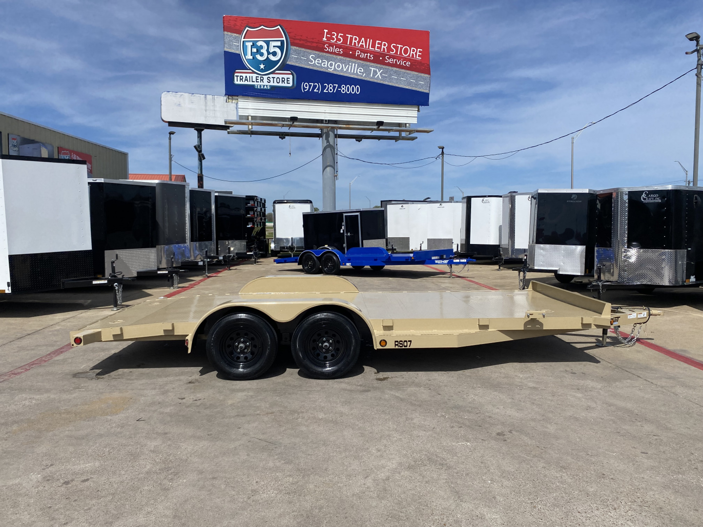 New 2026 Top Hat Trailers RS07 18' x 83" Car Hauler