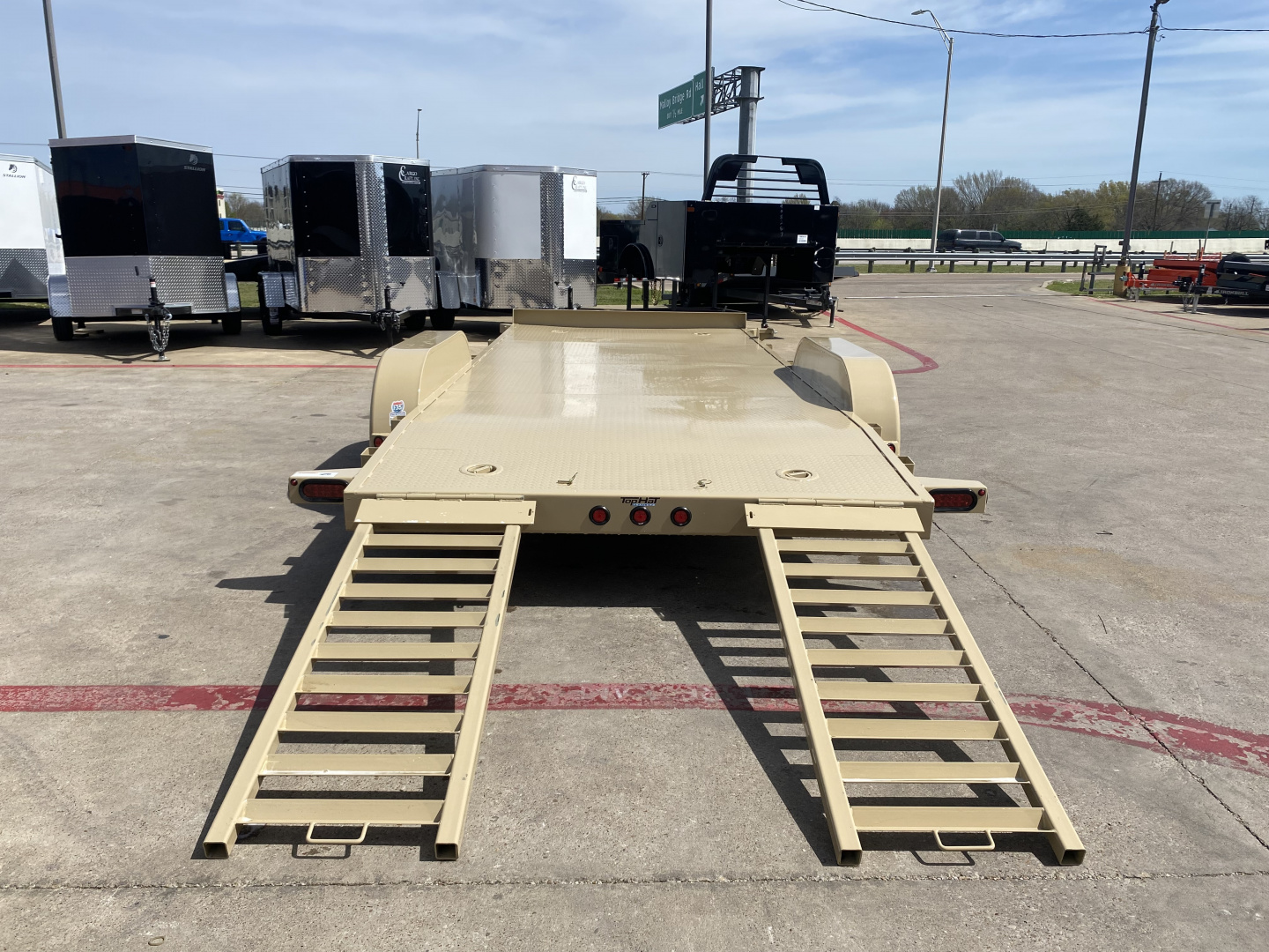 New 2026 Top Hat Trailers RS07 18' x 83" Car Hauler