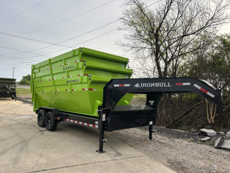 New 2026 Norstar DBG 83" x 16' Dump Trailer w/3 bins