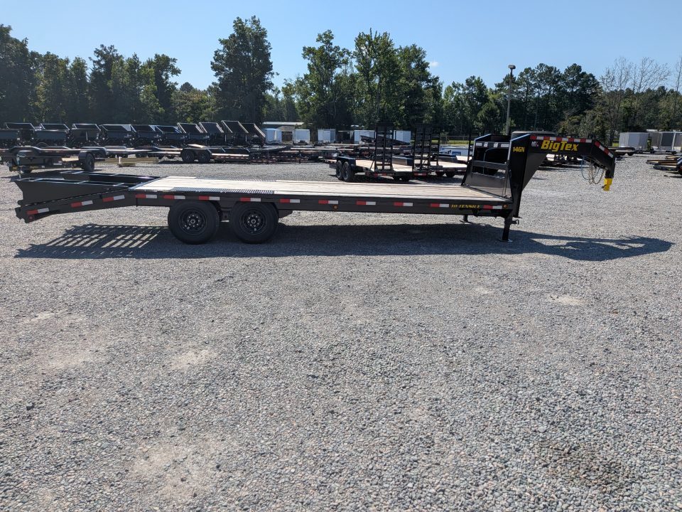 New 2026 Big Tex Trailers 20+5 14GN w/ Flip up Ramps