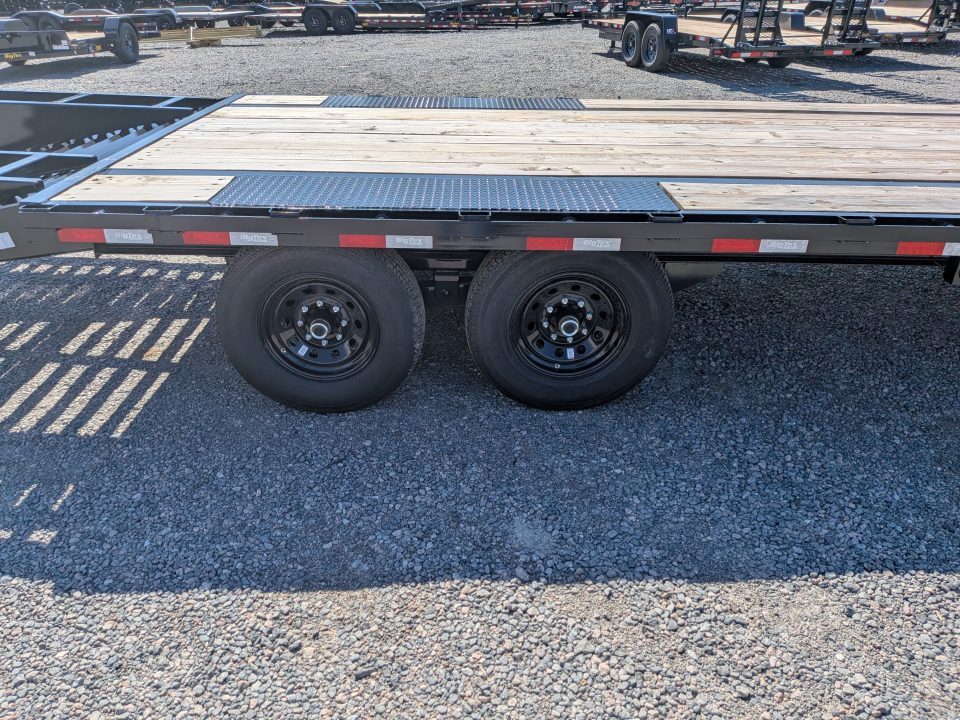 New 2026 Big Tex Trailers 20+5 14GN w/ Flip up Ramps