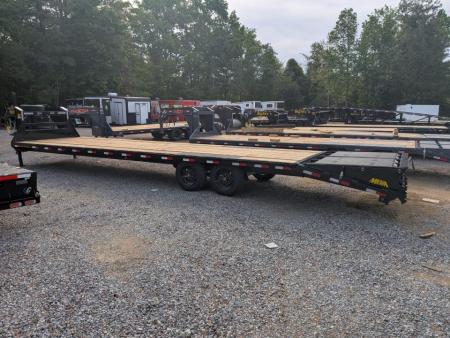 New 2026 Big Tex Trailers 30+5 16GN with Mega Ramps Flatbed Trailer