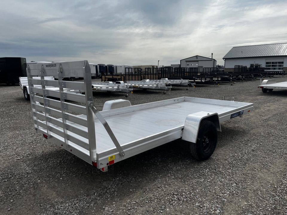 New 2027 Aluma 7814ESA Aluminum Utility Trailer 3K