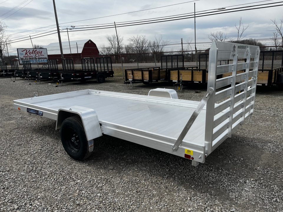 New 2027 Aluma 7814ESA Aluminum Utility Trailer 3K