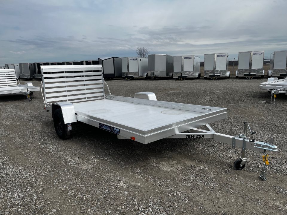 New 2027 Aluma 7814 ESA Aluminum Utility Trailer 3K
