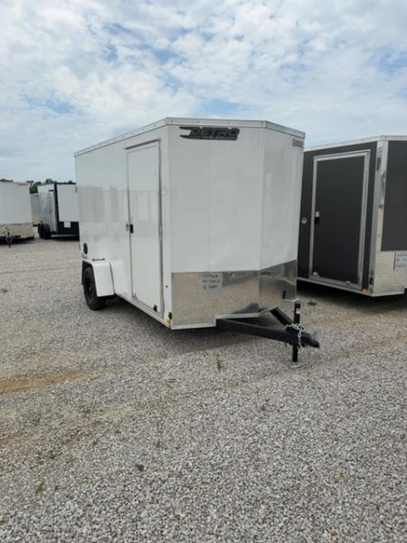 New 2026 Cargo Express 6 x 12 3K Ramp Door EX DLX Flat Top V-Nose Enclosed Trailer