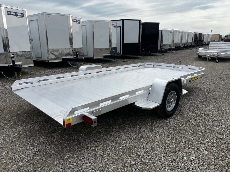 New 2027 Aluma 7814 Aluminum Tilt Utility Trailer