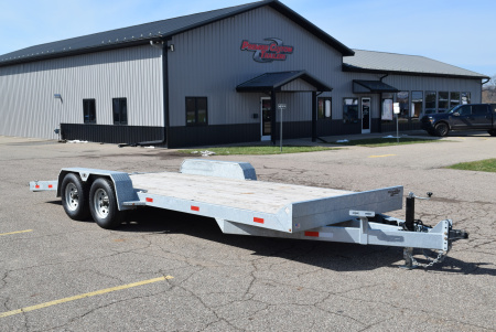New 2025 BND Trailers Galvanized EZ Load Flatbed Trailer