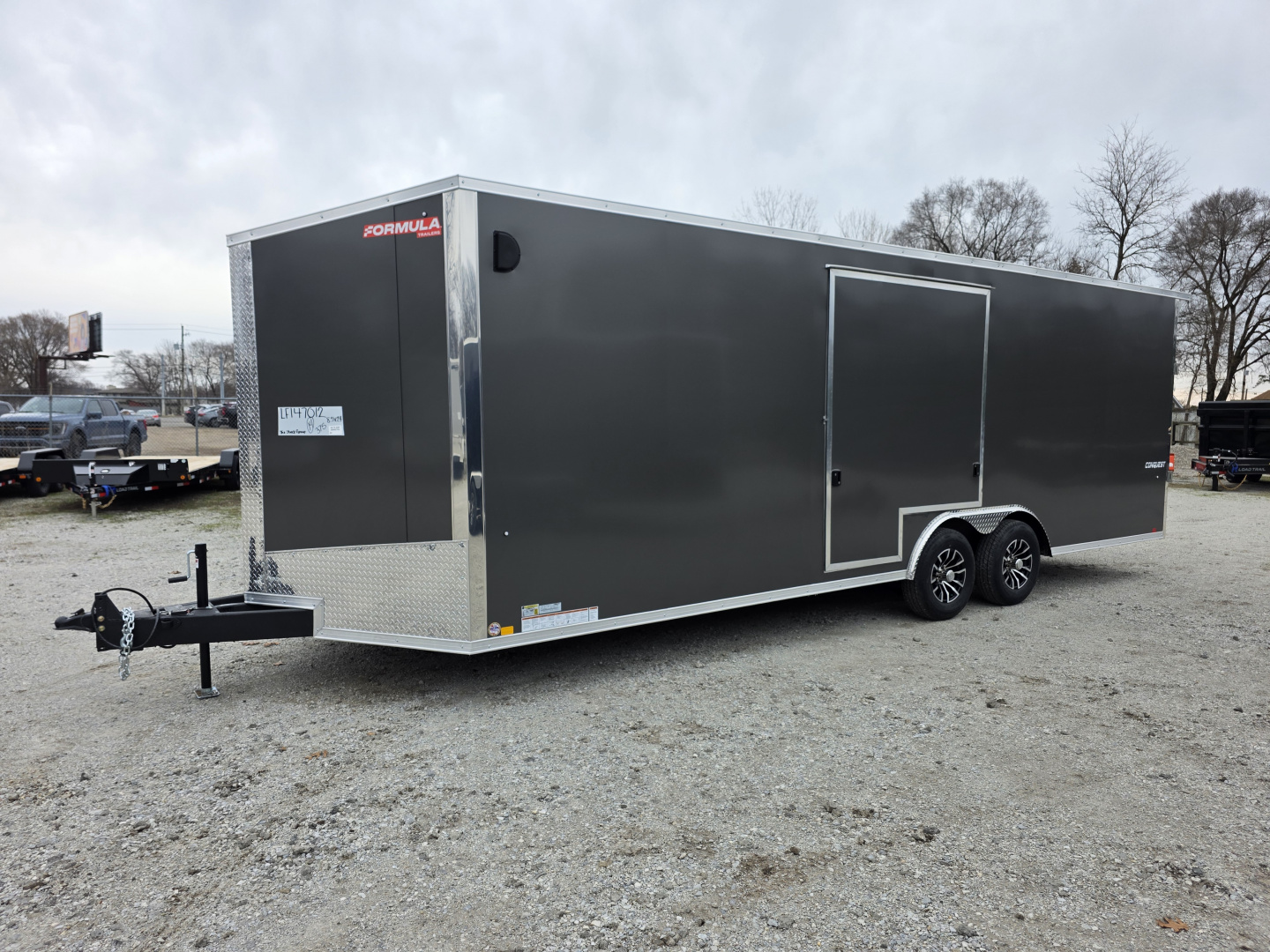 New 2026 Formula Trailers 8.5x24 CAR HAULER WITH ESCAPE DOOR 10K 7' INSIDE SXS UTV GOLF CART Cargo / Enclosed Trailer