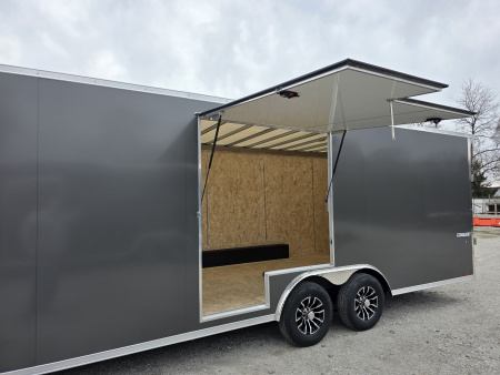 New 2026 Formula Trailers 8.5x24 CAR HAULER WITH ESCAPE DOOR 10K 7' INSIDE SXS UTV GOLF CART Cargo / Enclosed Trailer