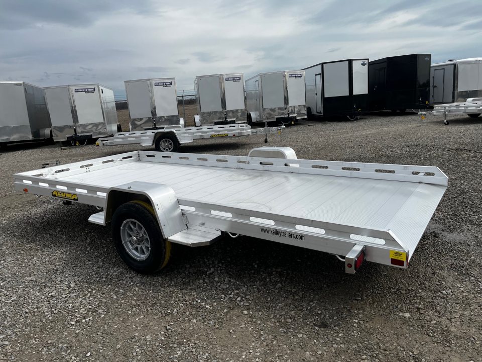 New 2027 Aluma 7815 Aluminum Tilt Utility Trailer