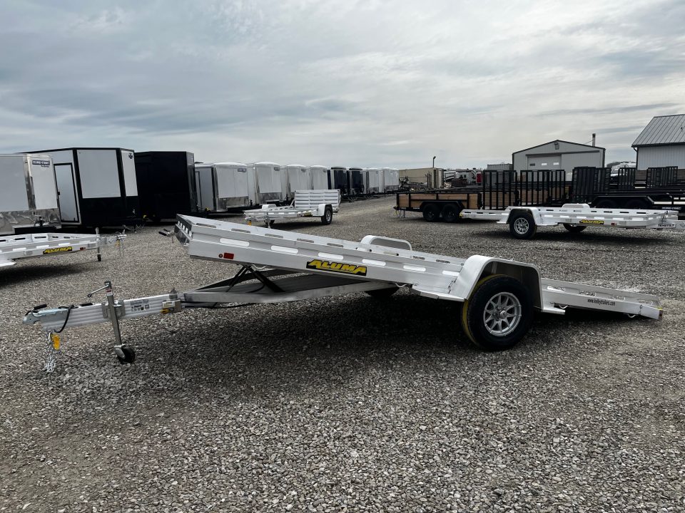 New 2027 Aluma 7815 Aluminum Tilt Utility Trailer