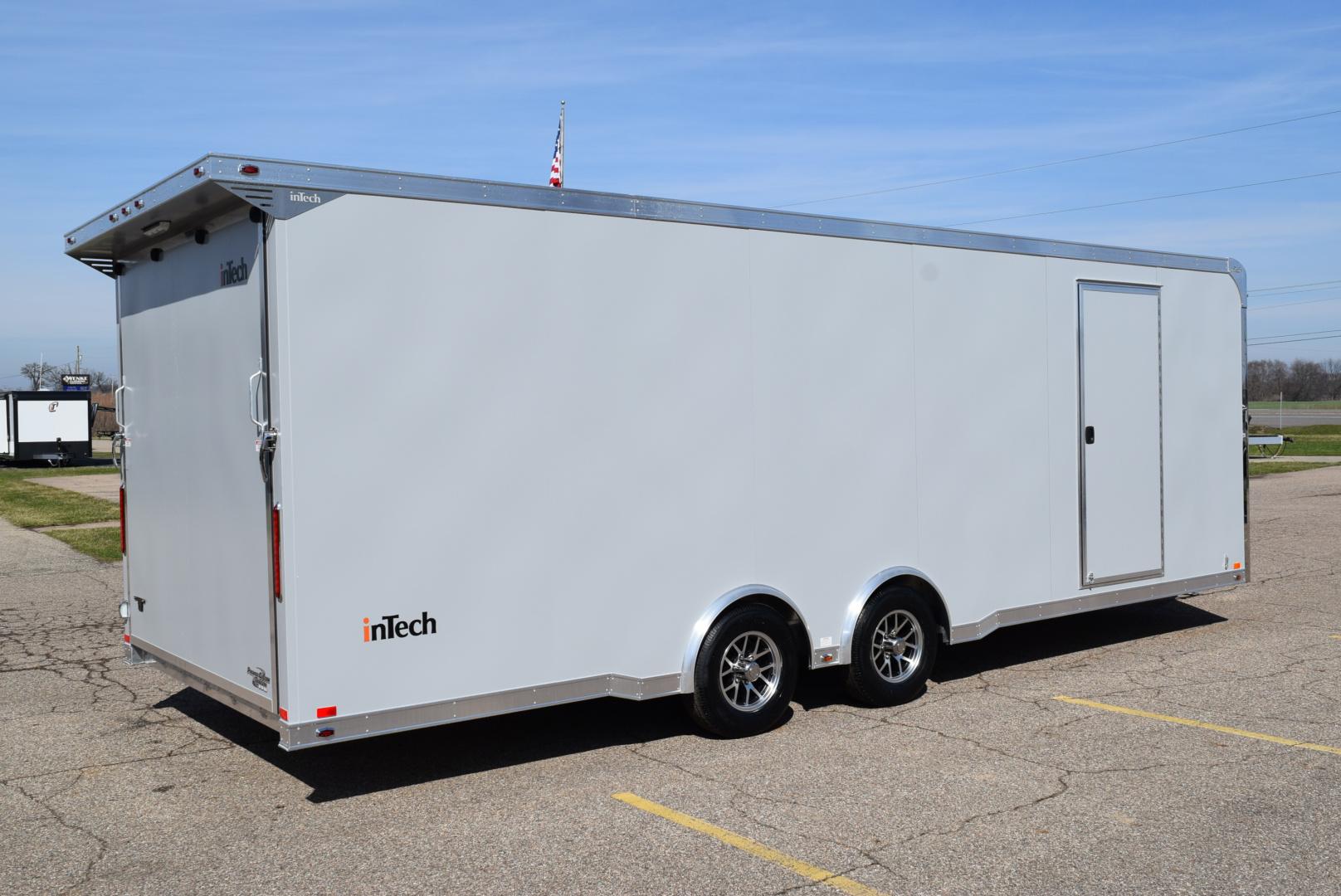New INTECH 8.5x24 LITE SERIES ALL ALUMINUM CAR HAULER
