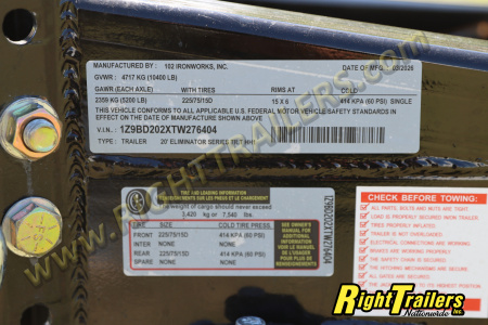 New 2026 7X20 102 Ironworks TILT Car Hauler