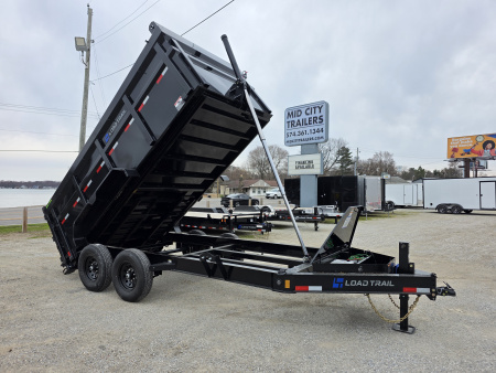 New 2026 Load Trail BRAND NEW 48  SIDES 83  x 14' TELESCOPIC Tandem Axle Low-Pro Dump Trailer