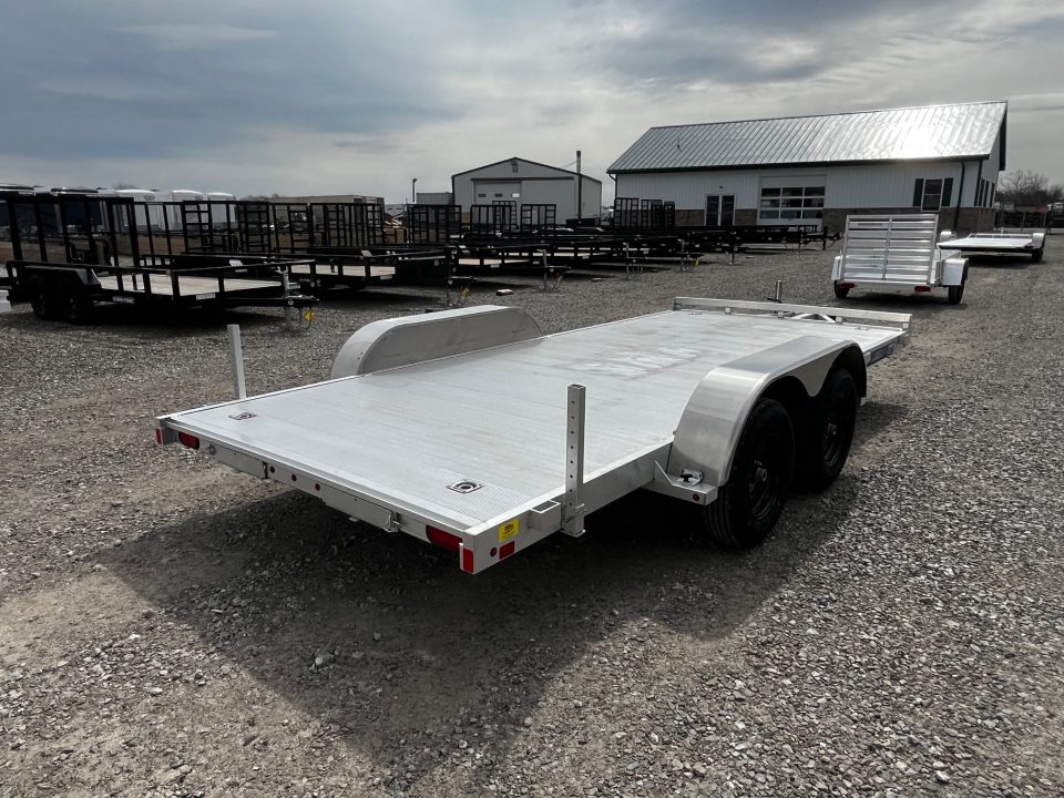 New 2027 Aluma 8216-ESA Aluminum Utility Trailer 7K