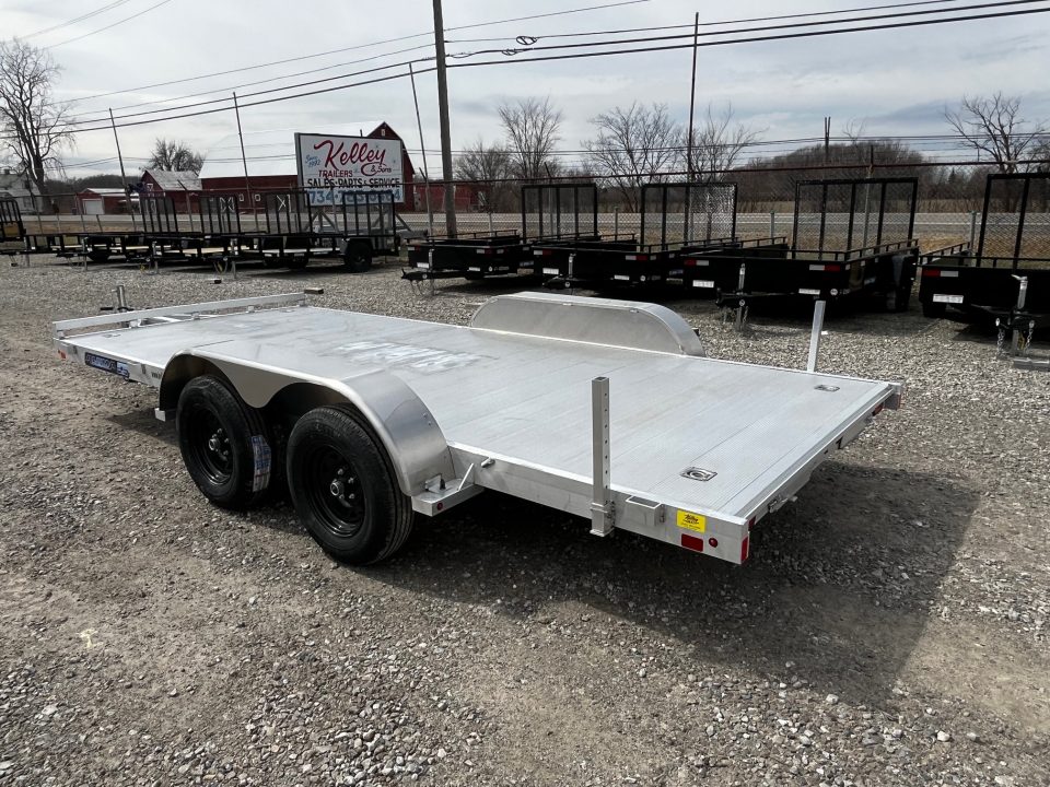New 2027 Aluma 8216-ESA Aluminum Utility Trailer 7K