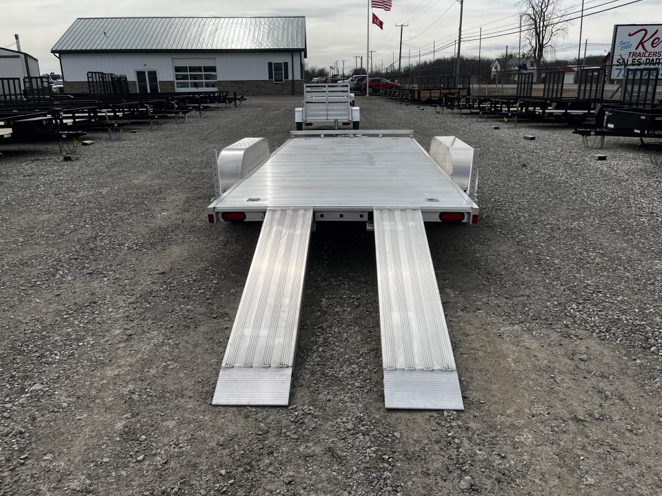 New 2027 Aluma 8216-ESA Aluminum Utility Trailer 7K