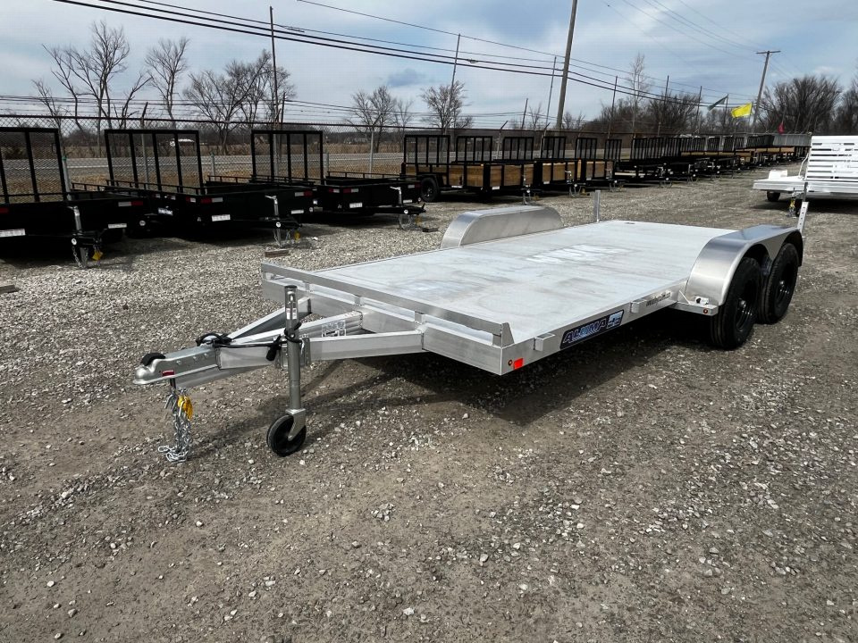 New 2027 Aluma 8216-ESA Aluminum Utility Trailer 7K