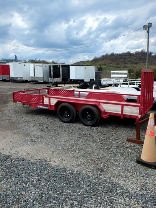 New 2026 Sure-Trac 7 x 16 Tube Top Utility Trailer