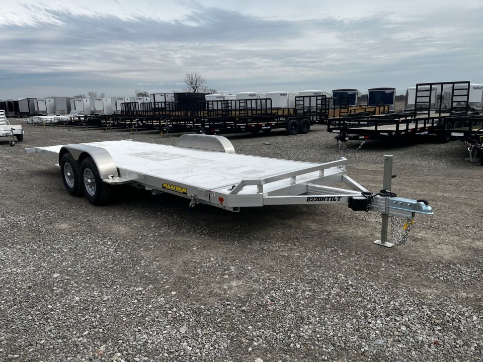 New 2027 Aluma 8220 Aluminum Heavy Tilt Trailer 10K