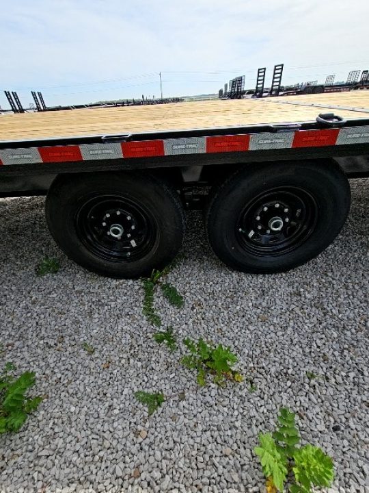 New 2026 Sure-Trac 8.5 x 22 15K SD Deckover Flatbed Trailer