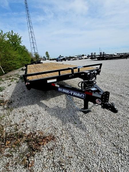New 2026 Sure-Trac 8.5 x 22 15K SD Deckover Flatbed Trailer