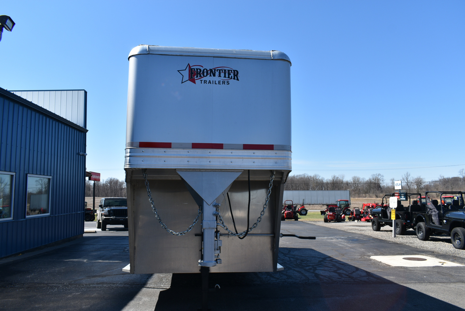 Used 2025 Frontier Trailers Fast Track 2+1 Horse Trailer