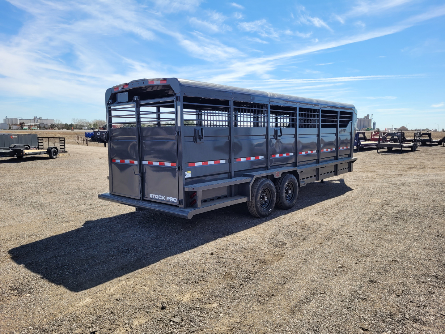 New 2026 Buckshot 6'8"x24' Gooseneck Stock Trailer